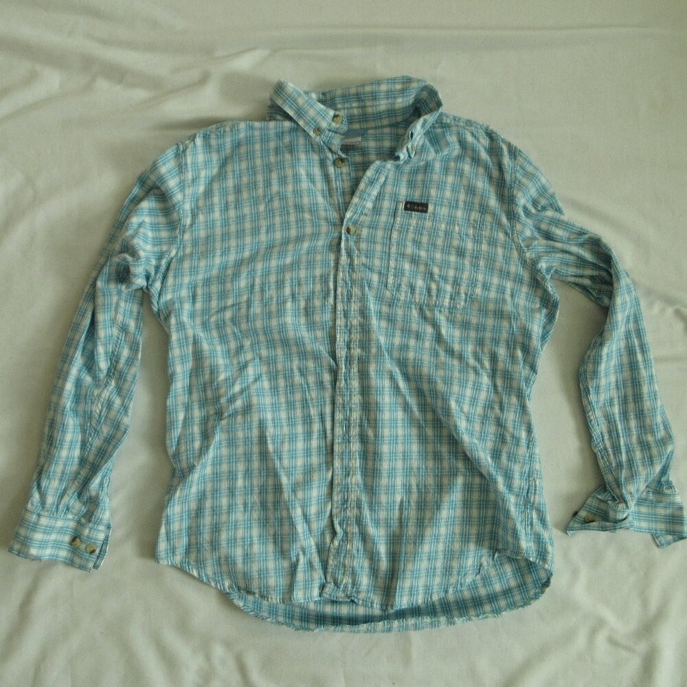 Columbia Men's Button-Down Shirt - sz L - like new